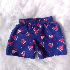 Sailboat swim shorts size 18 months